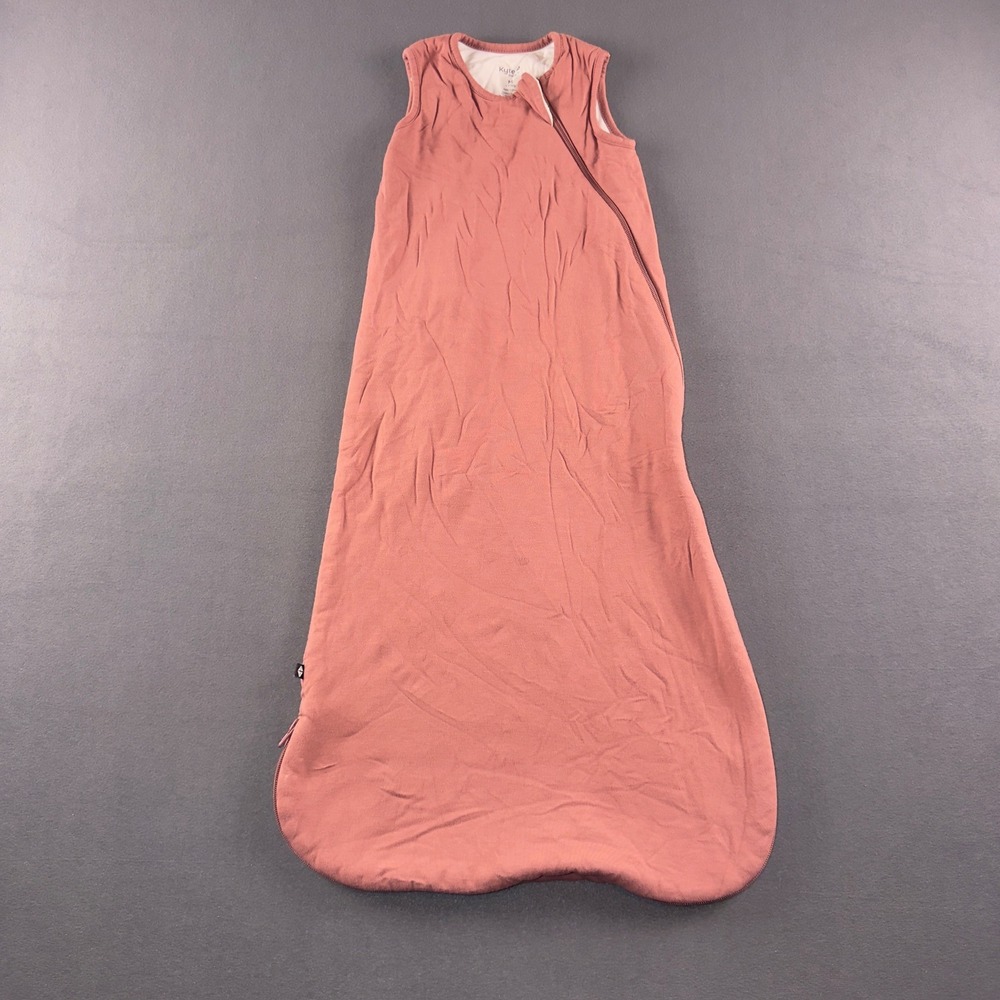 Kyte Baby Bamboo Sleep Bag 1.0 TOG Clay Pink Size Medium Wearable Blanket